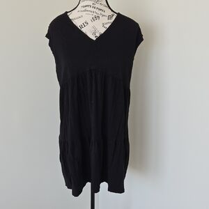 Sanctuary Black V-Neck Tunic Top